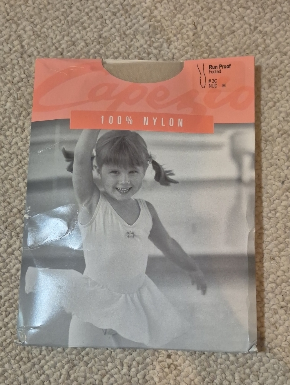 Capezio Nude Tights Size M